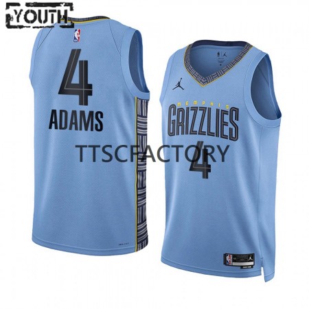 Maglia NBA Memphis Grizzlies Steven Adams 4 Jordan 2022-23 Statement Edition Blu Swingman - Bambino